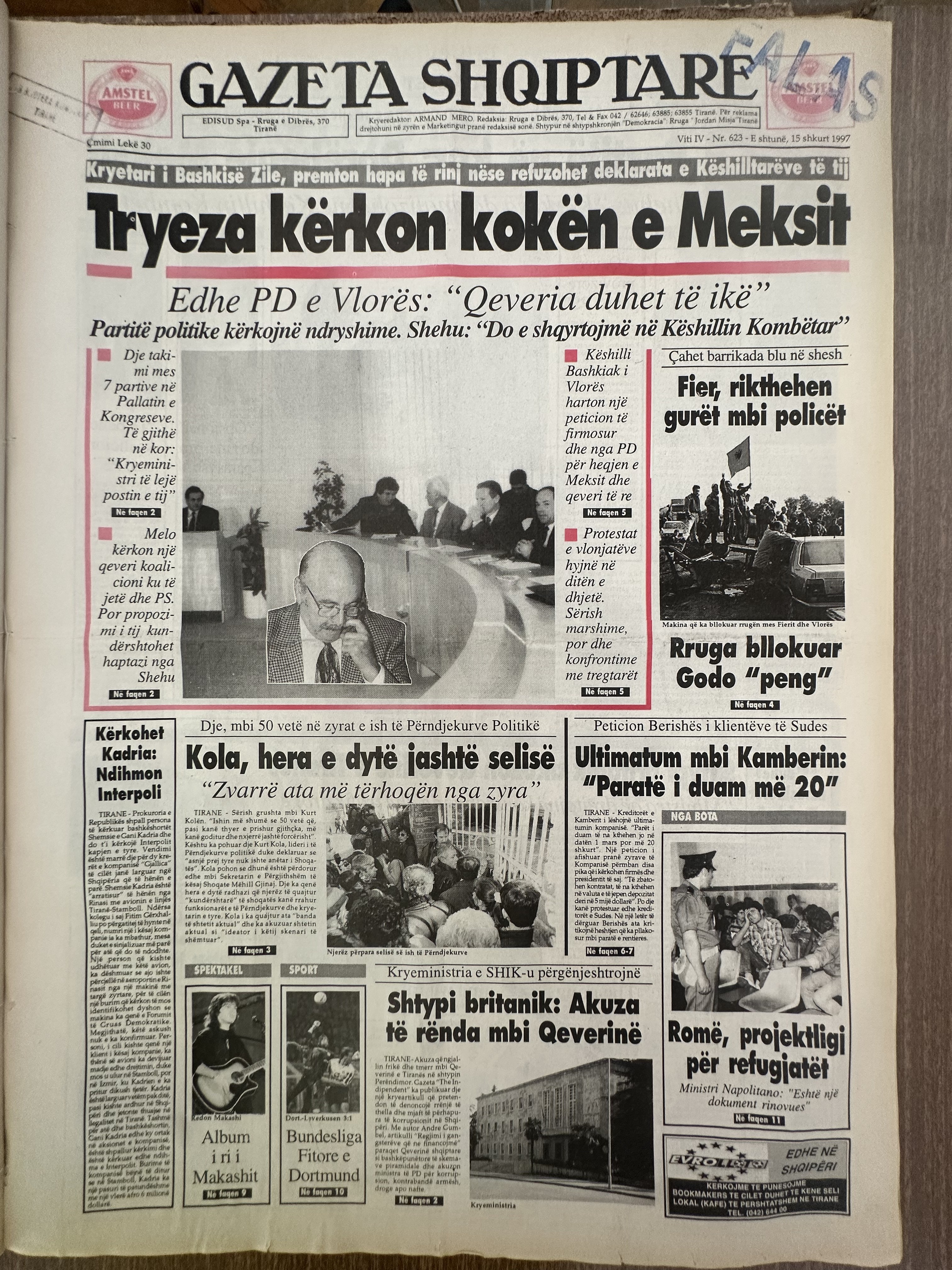 Gazeta Shqiptare 1997-02-15